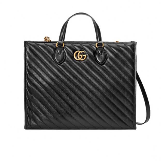 GUCCI MARMONT MATELASSÉ MEDIUM TOTE ‎627332  (35*28*14cm)